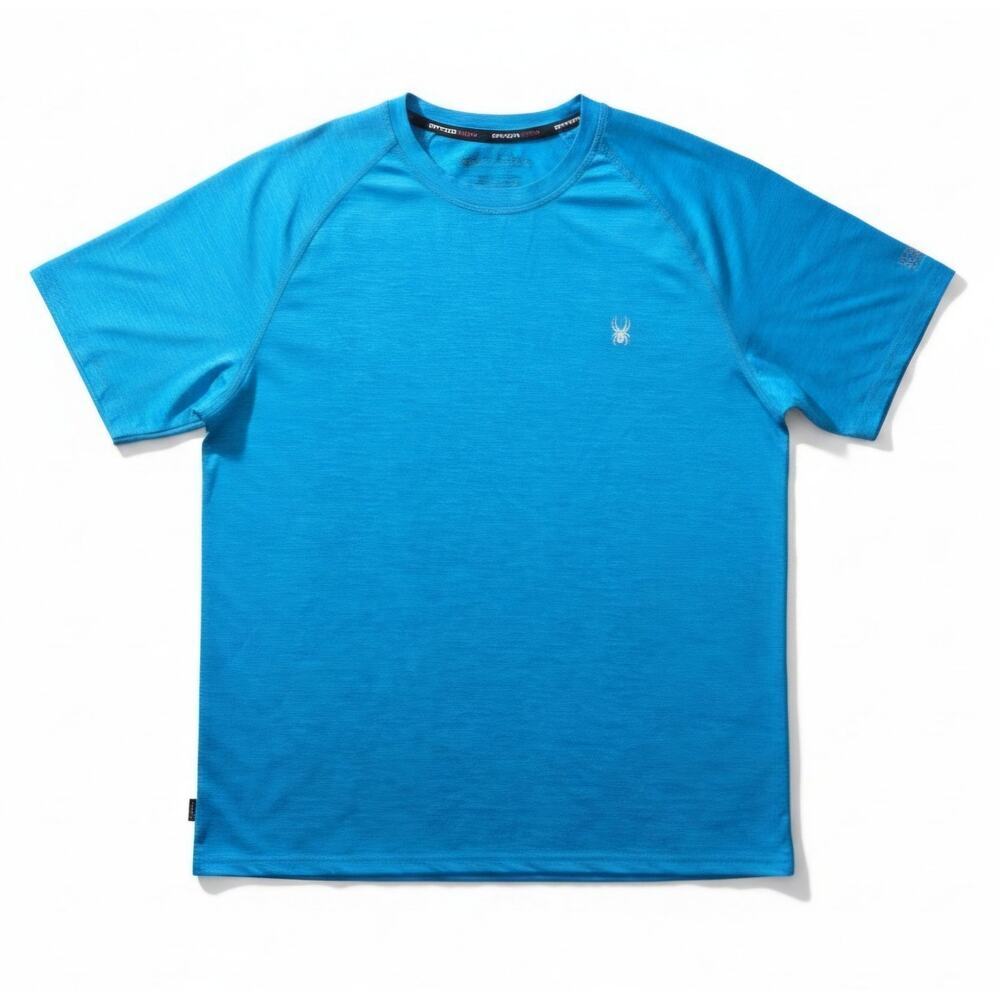 Spyder Swim Men's Blue Heather Rash Guard Shirt